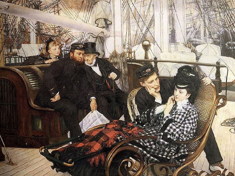 James Tissot The Last Evening oil painting picture